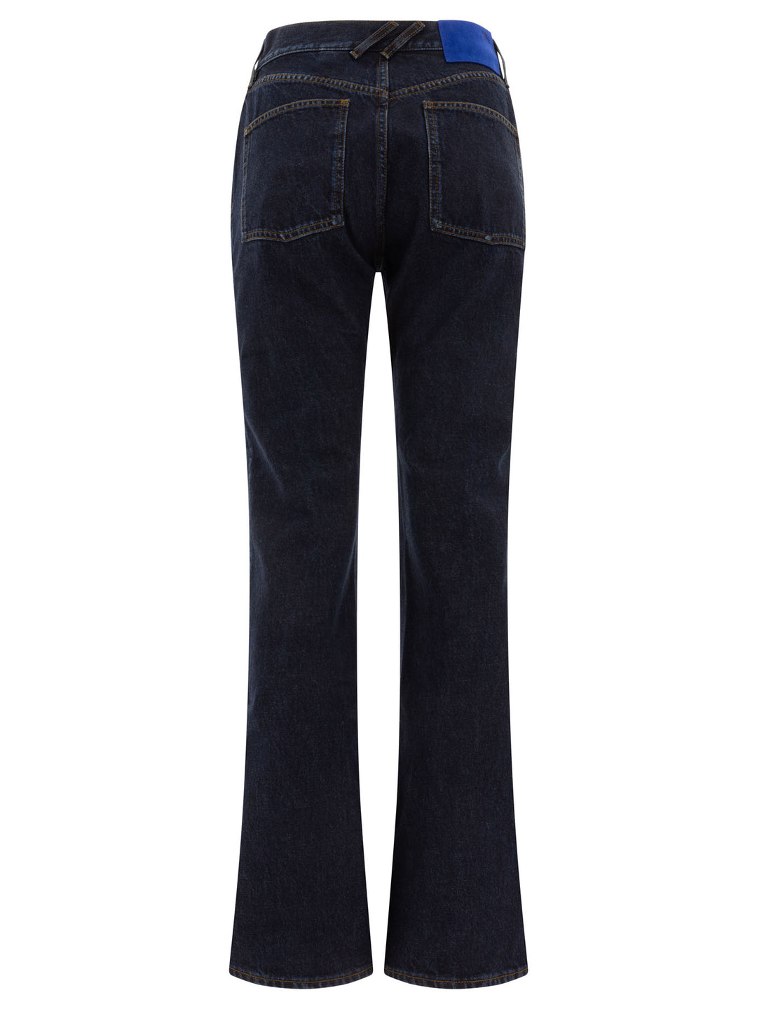 Burberry High Rise Bootcut Jeans - Blue | 02fd2a28a6906e4a4198fbb80003ec982cd06935