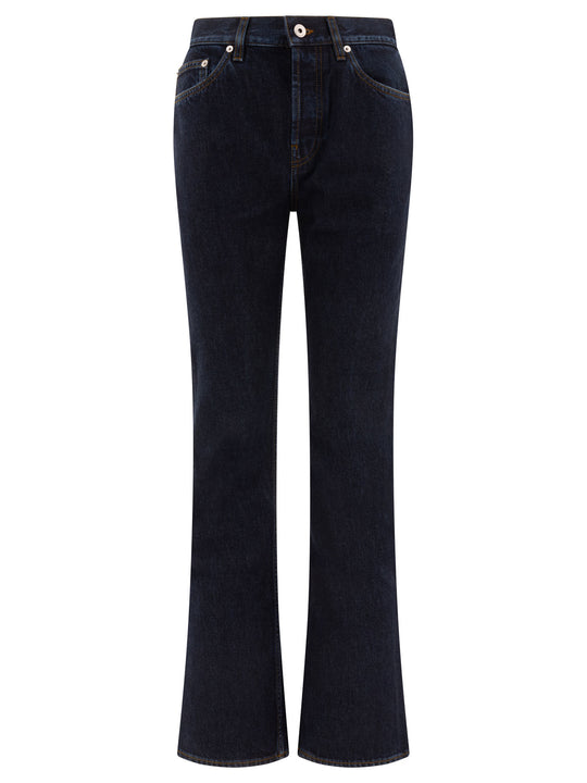 High Rise Bootcut Jeans Blue