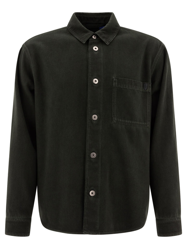 Burberry Cotton Overshirt Jacket Jackets and Coats - Black | c906c9bf5dacfda3d3b425b3f42c7408ef47c667