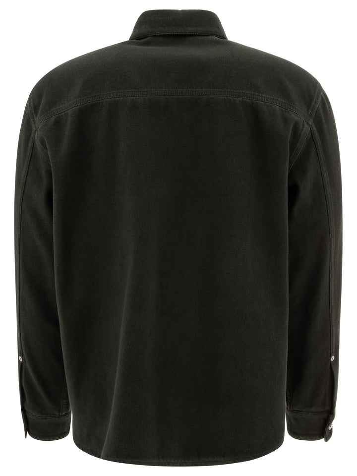 Burberry Cotton Overshirt Jacket Jackets and Coats - Black | 255d67e9a1a6ffd3ea051d1573f272e168297637