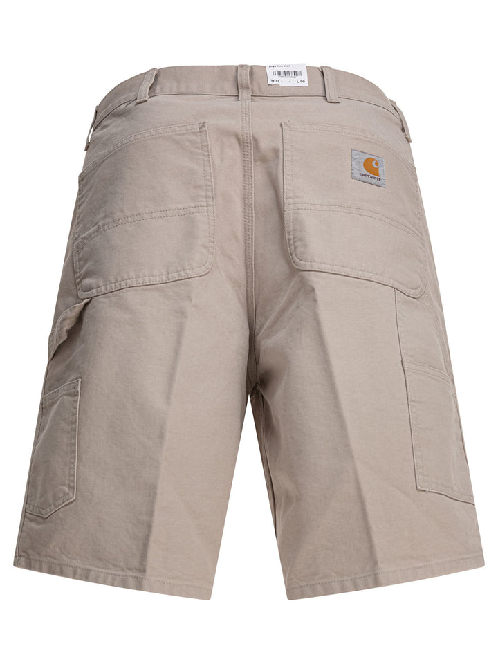 Carhartt Wip Single Knee Shorts - Beige | 779dde58302d5c730df06ff8b65bfd082246614a