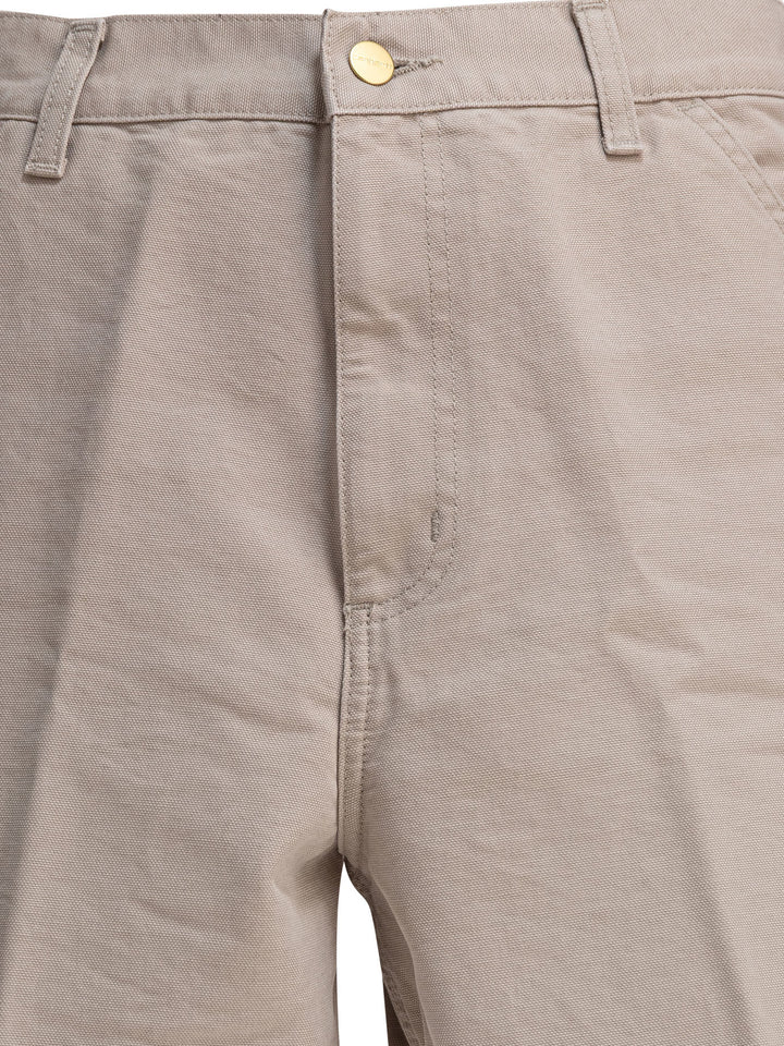 Carhartt Wip Single Knee Shorts - Beige | 517acc31ef8cbca2004633f40f80b8fe6cb5bc27