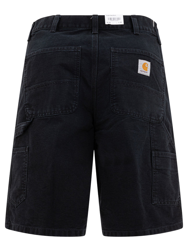 Carhartt Wip Single Knee Shorts - Black | d2b761f6293decb89ef7e0279a3df573903df117
