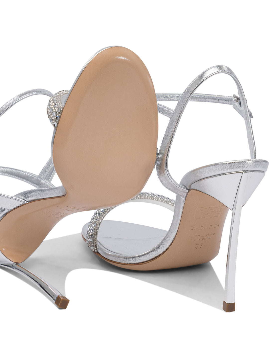 Casadei Stratosphere 100mm Sandals - Silver | b1a882671efa9684955485f80b229c00d672d6bf