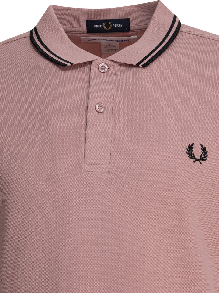 Comme Des GarçOns Shirt Cdg Fred Perry Polo shirts - Pink | ba9a1b842dd3f505a07b094628abb1f6bf259e1f