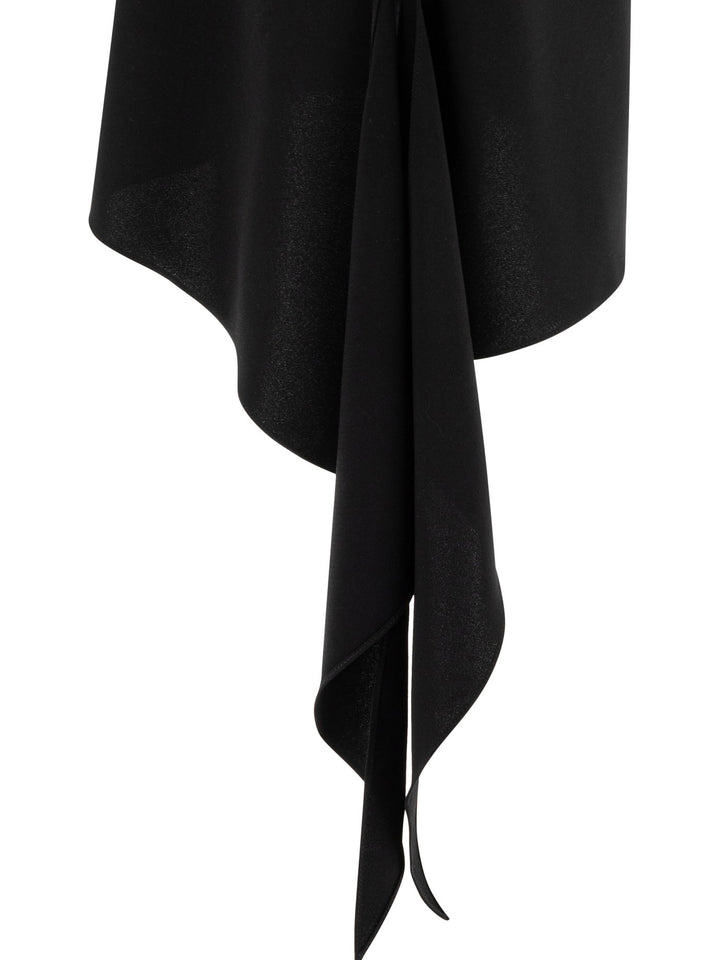 CourrèGes Cut Out Skirt With Knot Skirts - Black | eff146798a9433bbe999a1490d808b8da567fd76