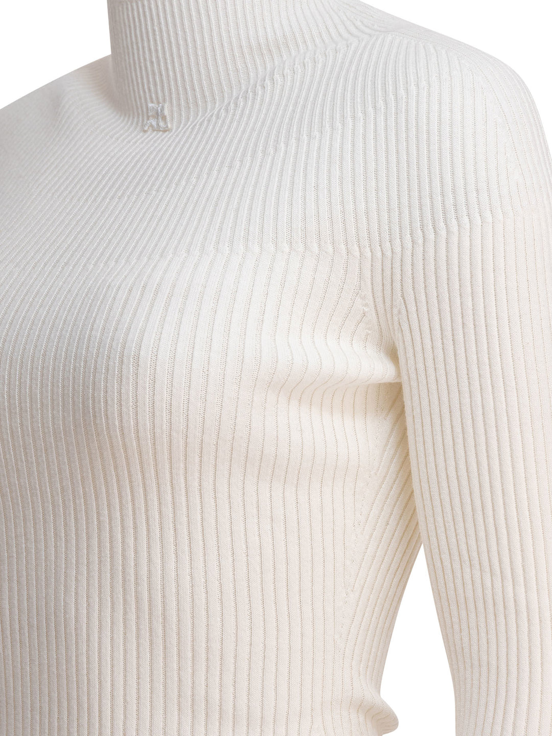 CourrèGes  Knitwear - White | 72799aa78fa88f06517a9994216463297138e05c