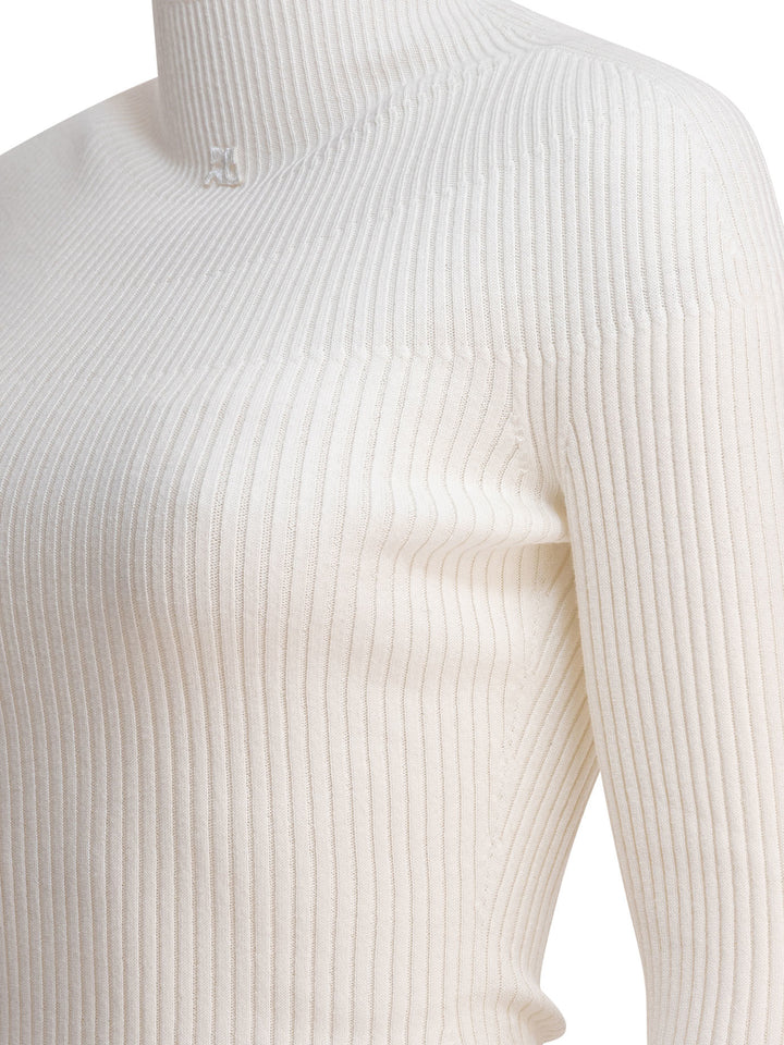CourrèGes  Knitwear - White | 72799aa78fa88f06517a9994216463297138e05c