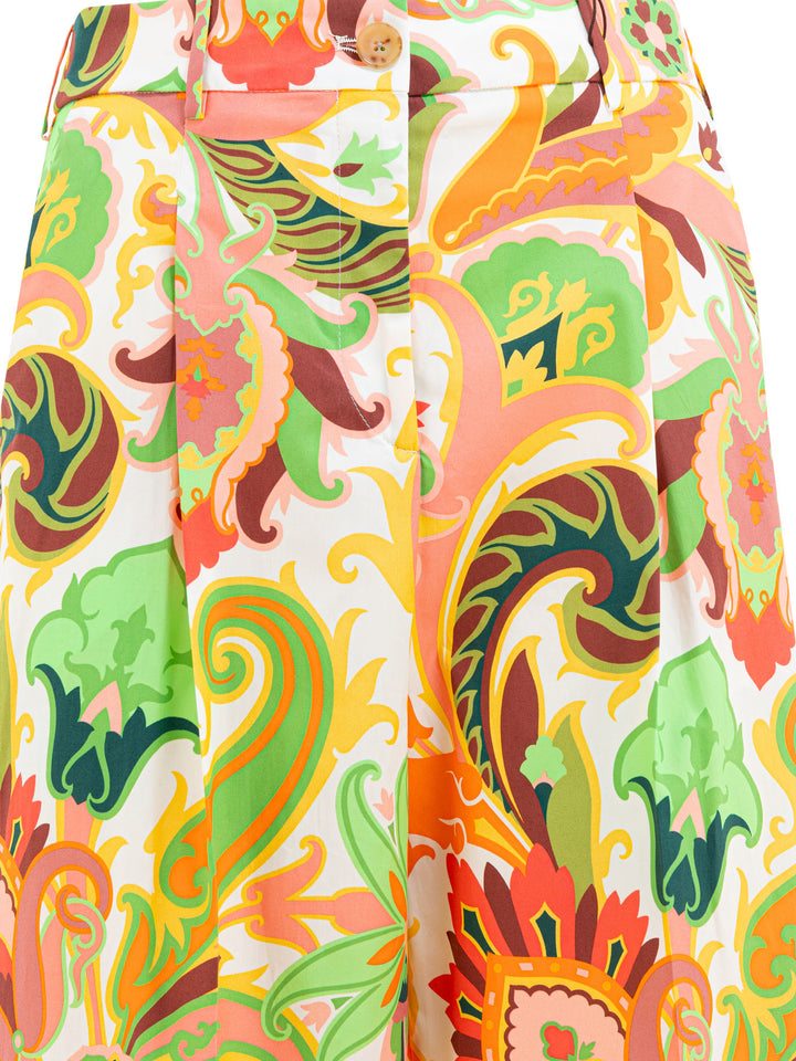 Etro  Trousers - Green | d26ff865e2828b7ef9e3a8a00d104e00842c7d80