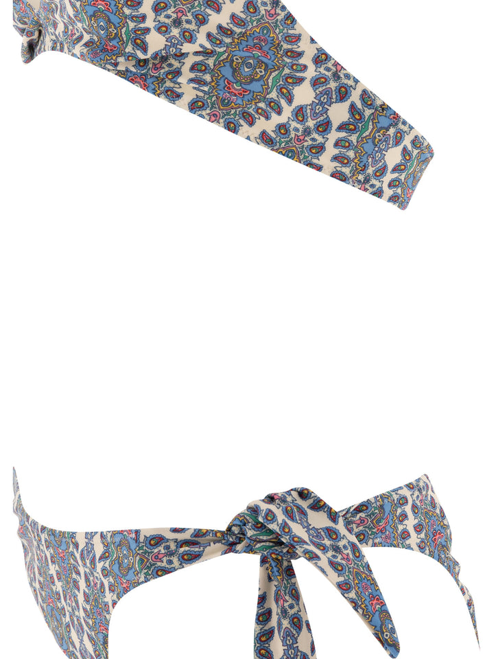 Etro Bikini With Paisley Print Swimwear - Blue | 262f9e3d804f31051e27fb9d4a3bae6143ef0007