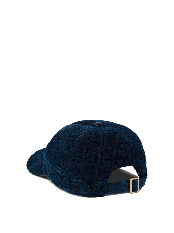 Ferragamo Velvet Trucker Hat Hats - Blue | 34bb385eb42e6dae943d2cefbceffc05ff9467d4