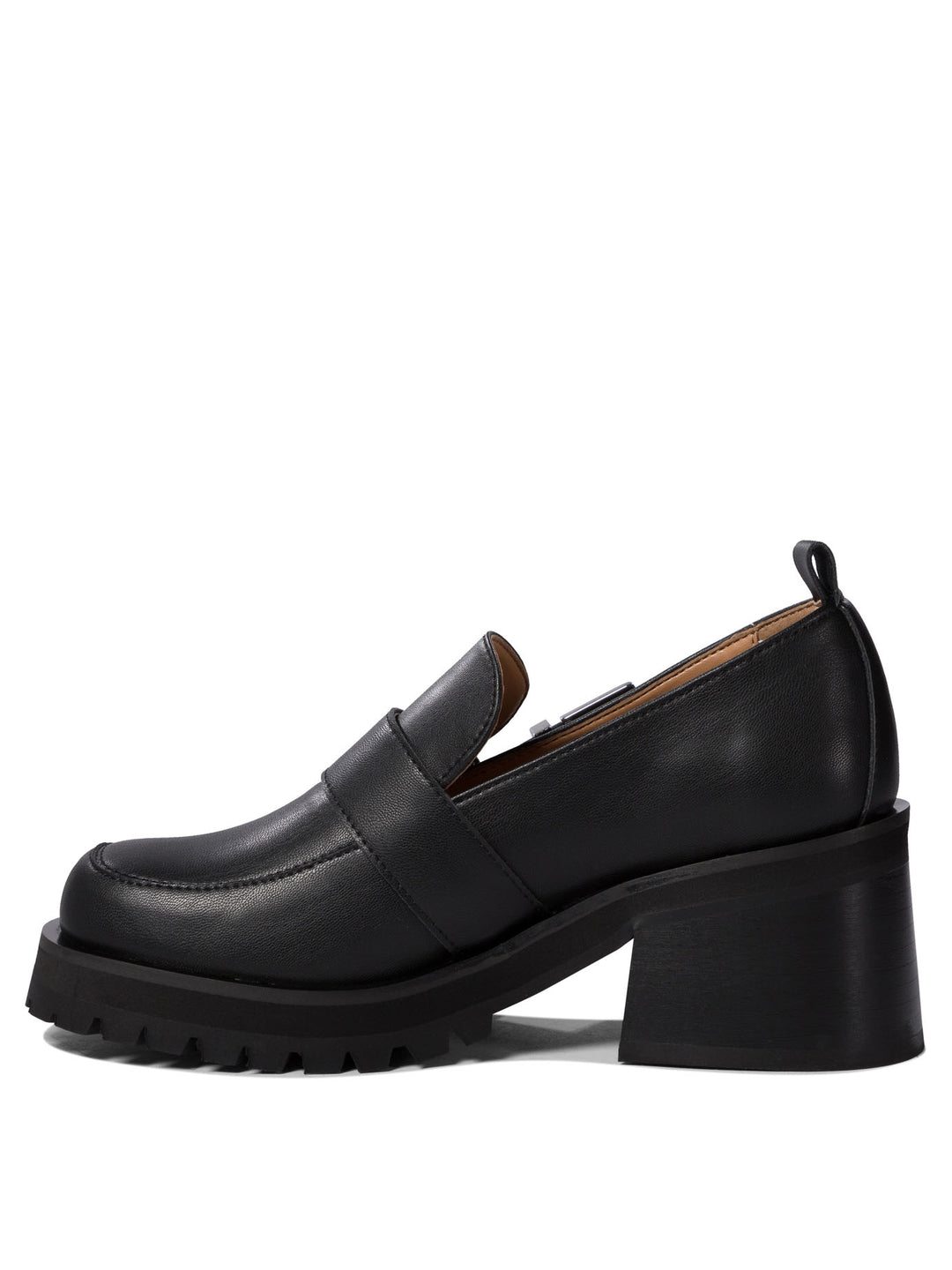 Ganni Loafers With Platform And Buckle Loafers & Slippers - Black | d7b63a856067e520d5a5d0689f594182f80f9301