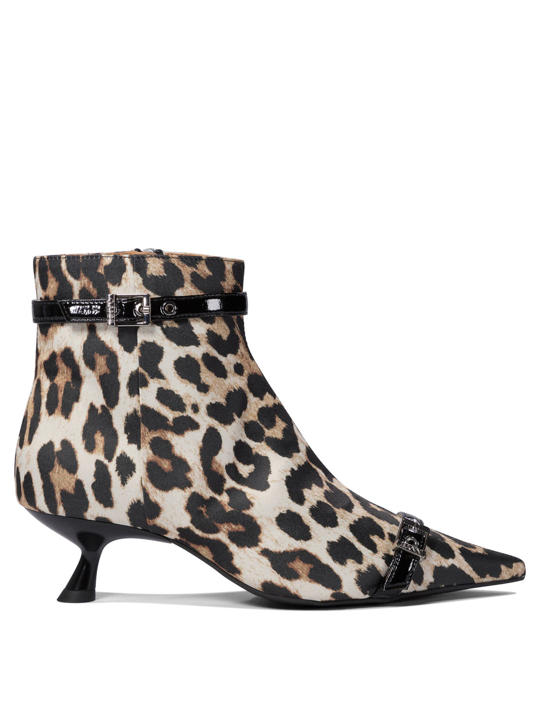 Ganni Leopard Ankle Boots - Brown | b3035108bf20c1afc84df7f3724d22f027d8d935