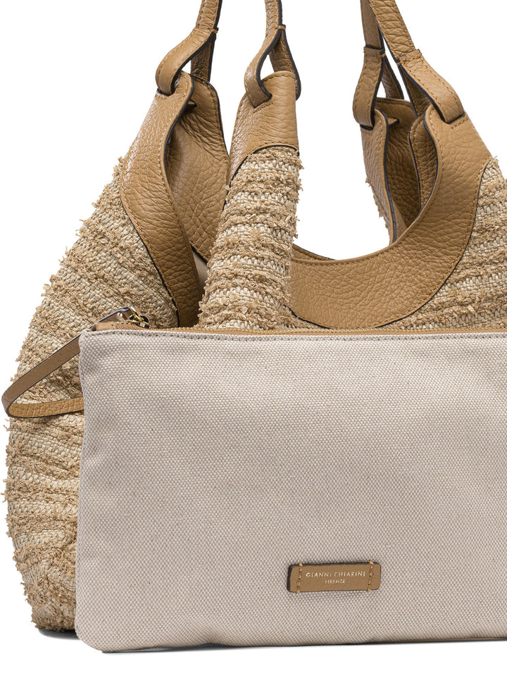Gianni Chiarini Dua Shoulder Bags - Beige | 5984c86794a1b2cb4e247d93d062342dd1469bf5
