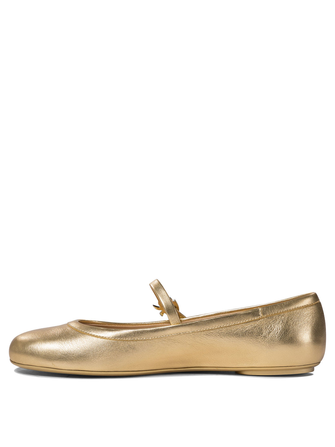 Gianvito Rossi Carla Ballerinas - Gold | ed19717e3c21170aed794117499d1c0f86220f8b