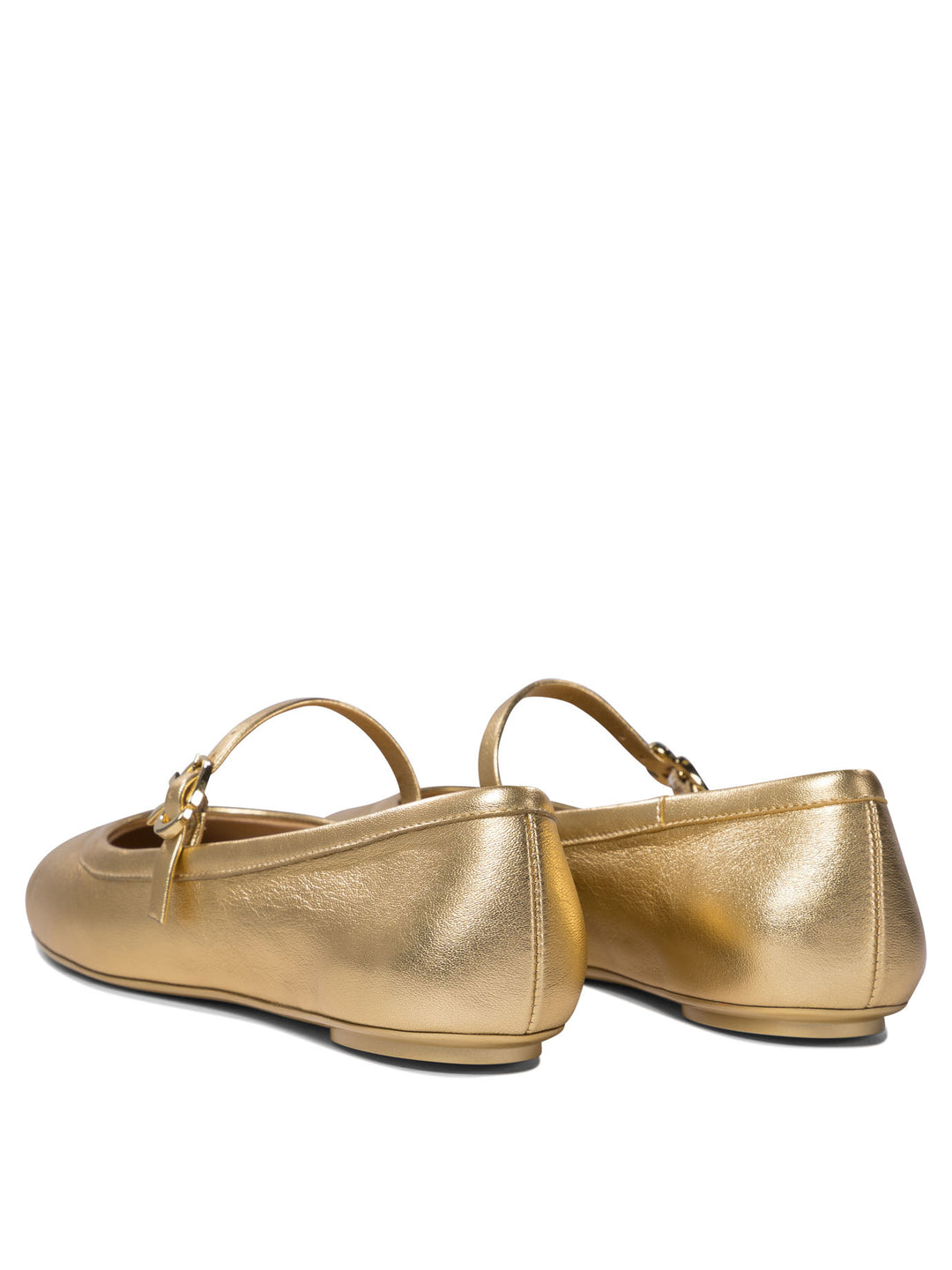 Gianvito Rossi Carla Ballerinas - Gold | f977b886e1cf34ca260bedcefbefa16b9521bf0d
