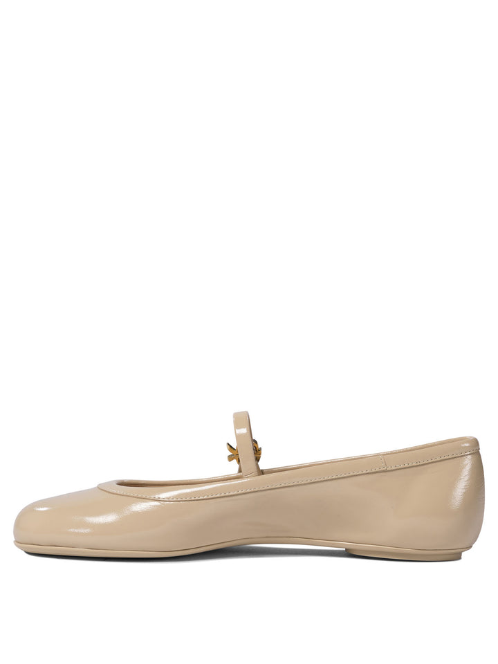 Gianvito Rossi Carla Ballerinas - Beige | 168f7f5d20fde895e416412f5fe45ba4bbb1c5bd