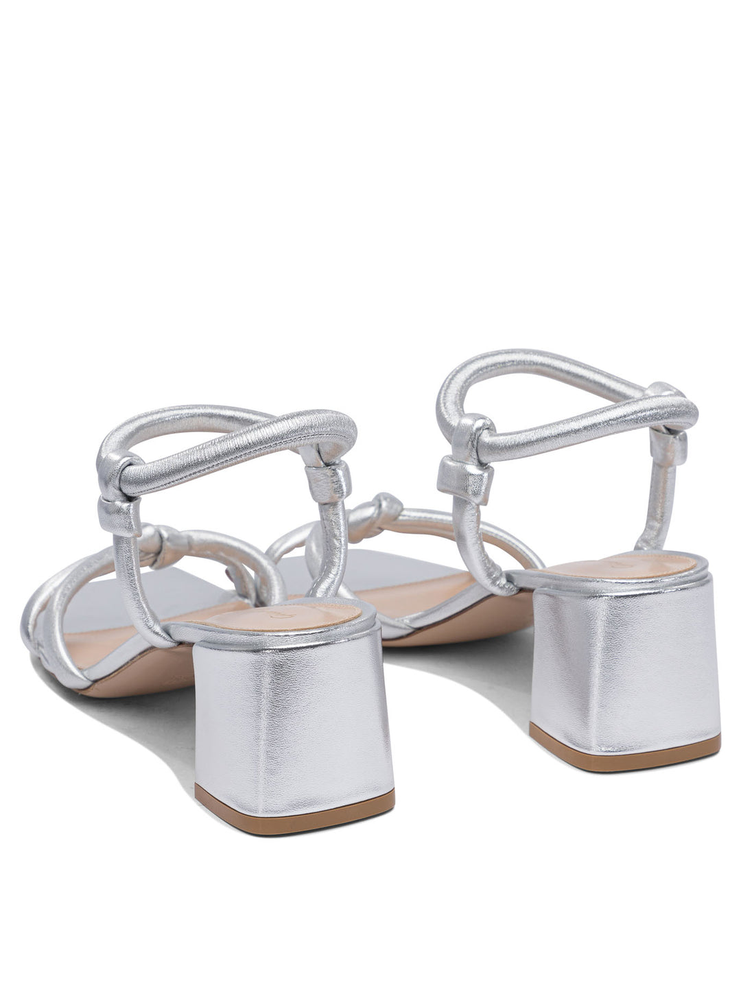 Gianvito Rossi Juno 55 Mm Sandals - Silver | 035c5f6772f6204e57d41459e5a17b3c94fef030