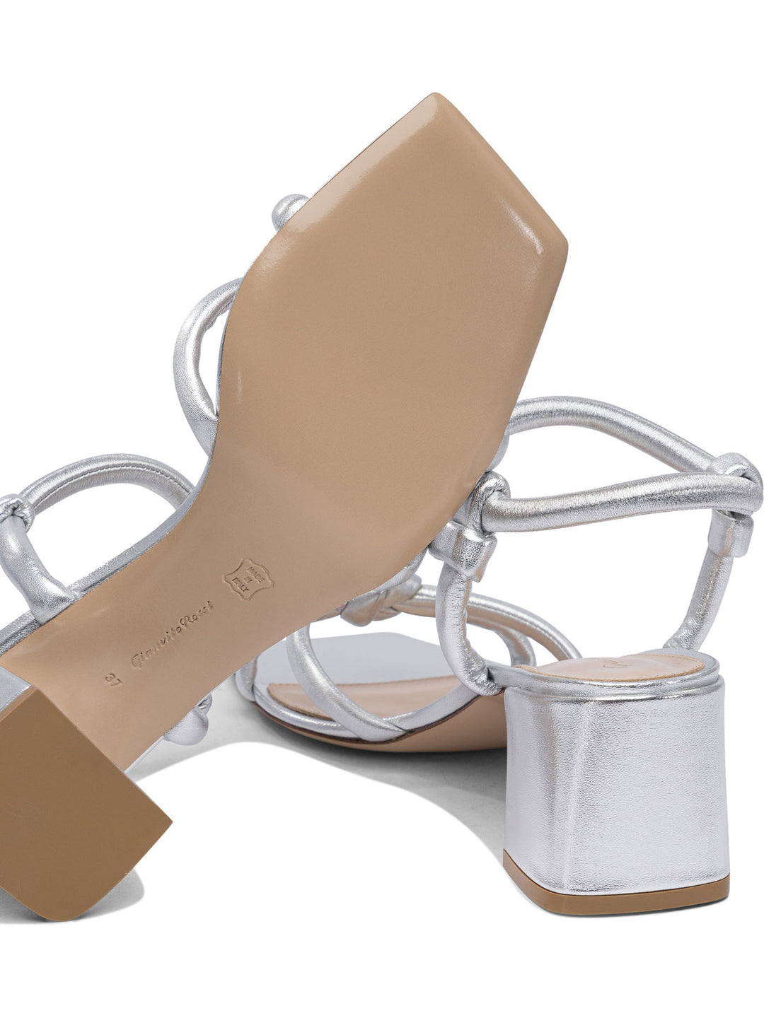 Gianvito Rossi Juno 55 Mm Sandals - Silver | ae0872306bbbf5eeef6cf8c7452896ebc465526d