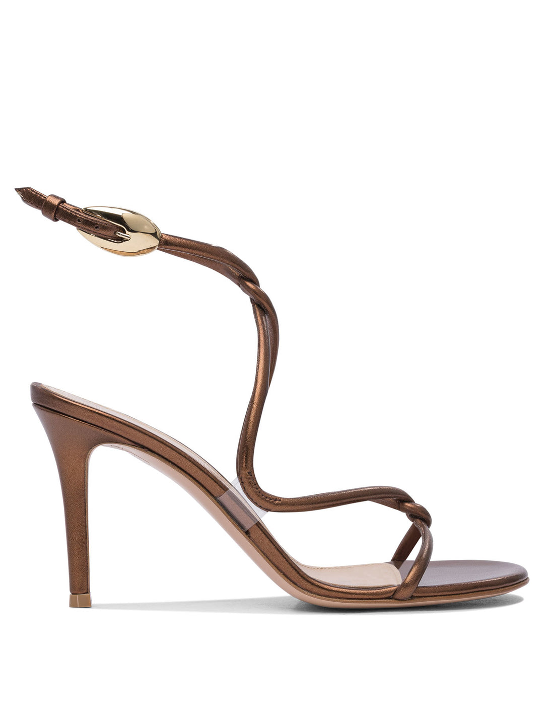 Gianvito Rossi Jungle Mamba 85 Mm Sandals - Bronze | 018e994e164ba101caeec1504efaf29601ea38cb