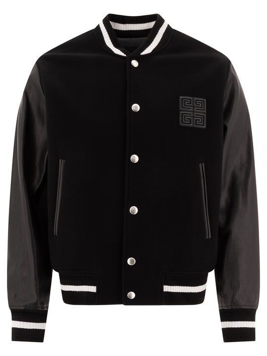 Wool Bomber Jacket Jackets And Coats Black