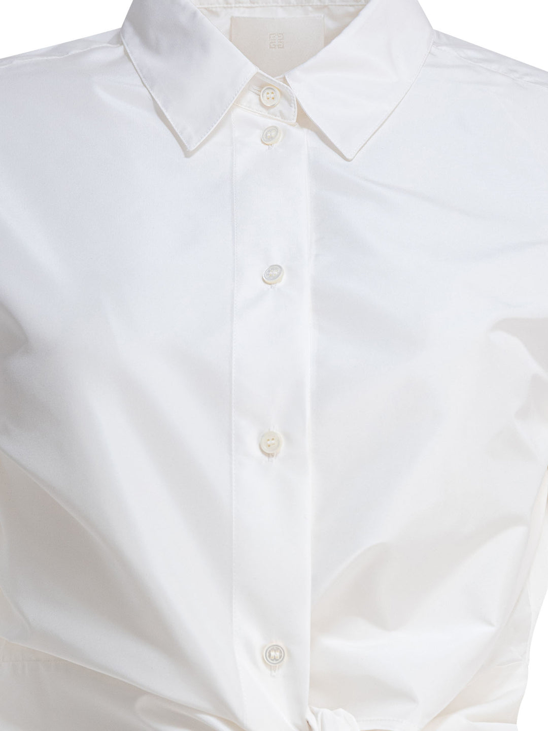 Givenchy Shirt With Bow Shirts - White | 1ac46be4c5bfceefe2666e00eff0ef7484965c30
