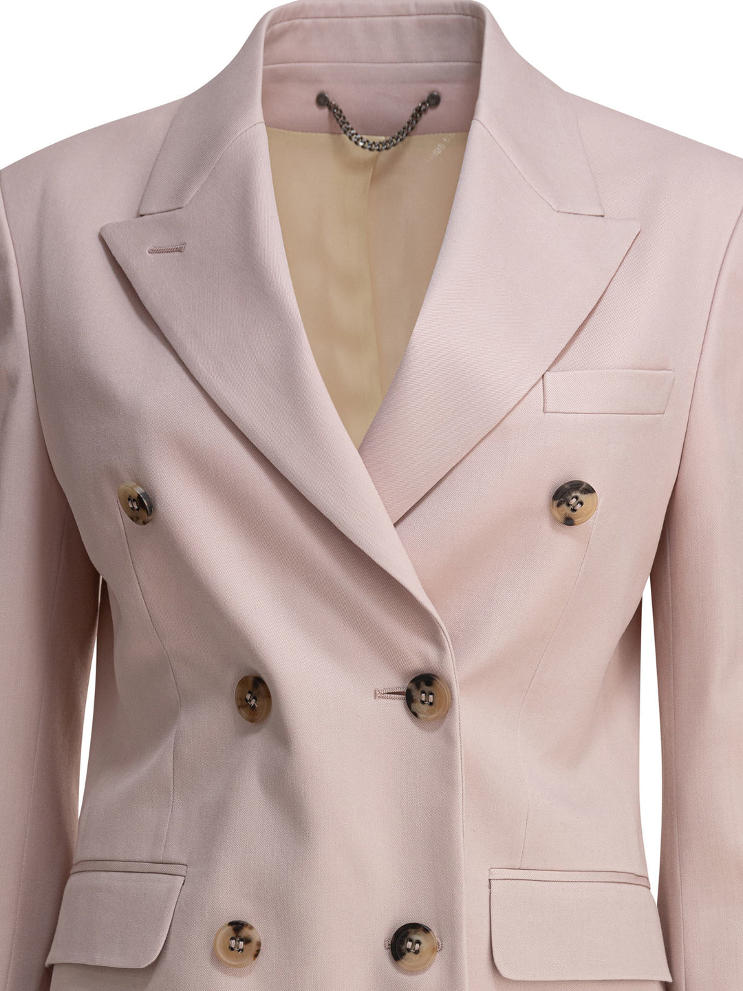 Golden Goose Double-Breasted Blazer Jackets and Coats - Pink | 33992cbb2381f8f812bc6a411e8a970846eca883