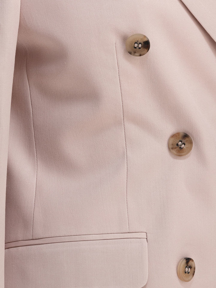 Golden Goose Double-Breasted Blazer Jackets and Coats - Pink | 3cf0f3dcf0d6abbd379e66f3d45b7e3420d41ac6