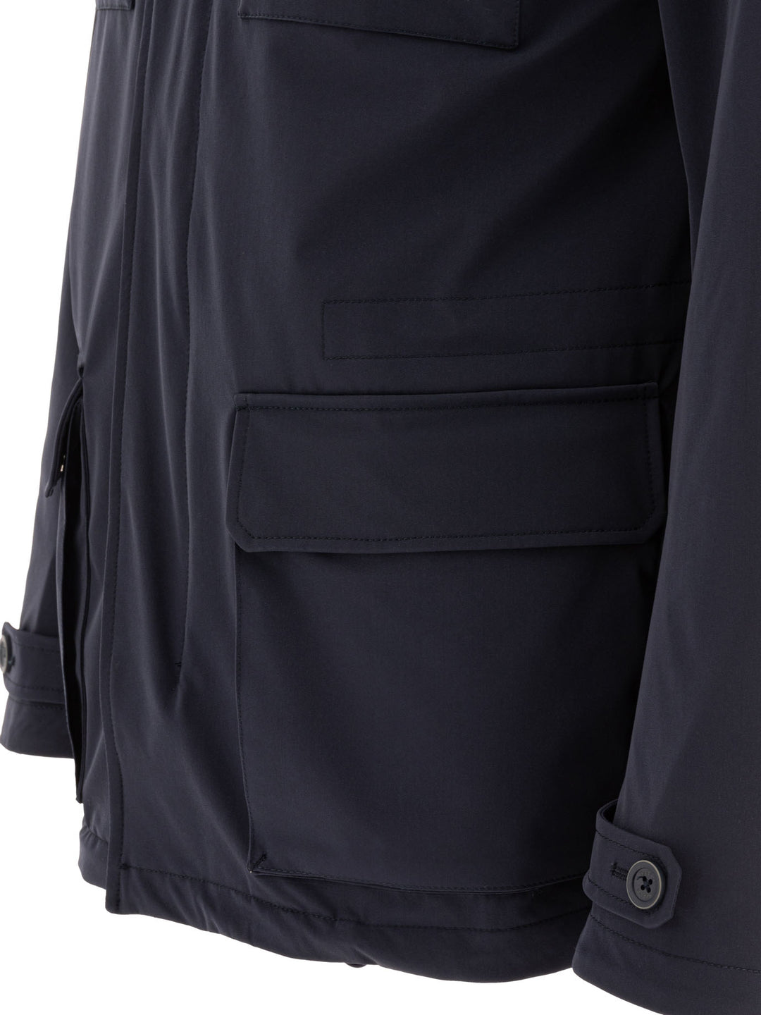 Herno Lightweight Cashmere And Wool Jacket Jackets and Coats - Blue | c0af1688132bf23d0642c753265968107f5d130e