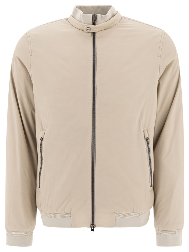 Herno Ecoage Bomber Jacket Jackets and Coats - Beige | bce7c6a6d36c49387331865c9fa79eacab016db4