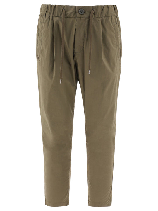 Cotton Stretch Pants Trousers Green