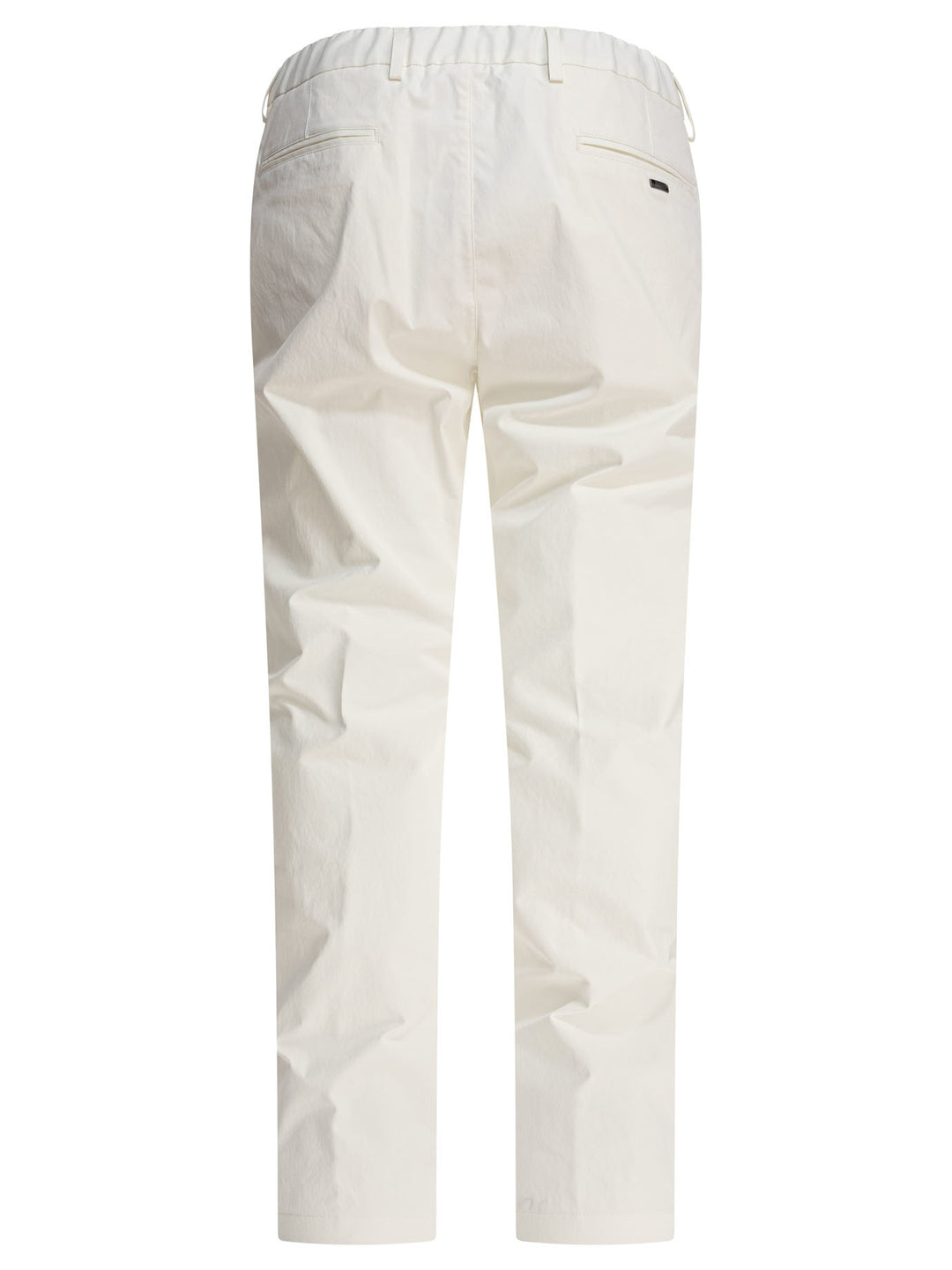 Herno Cotton Drawstring Pants Trousers - White | 2271d09092998a286a2ea72b7d51015b4b8043c6