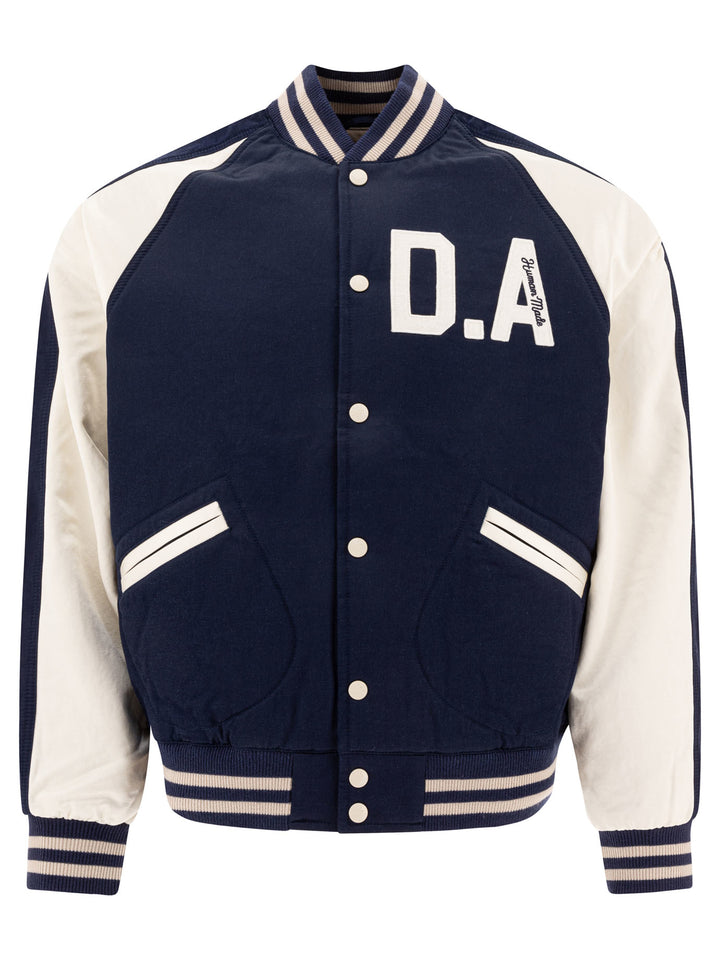 Human Made Vintage Style Bomber Jacket Jackets and Coats - Blue | 0c18ee69d3e09071d6358871bf4d2ad0ef294219