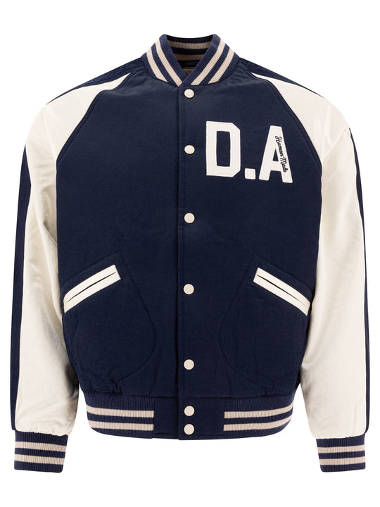 Vintage Style Bomber Jacket Jackets And Coats Blue