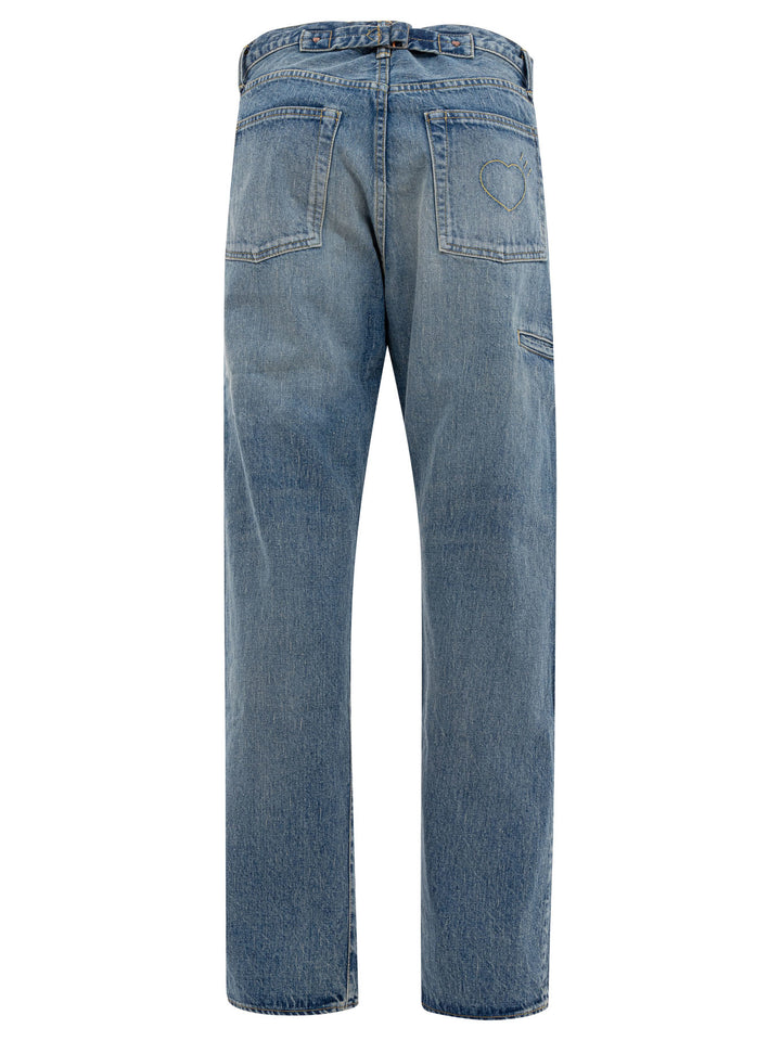 Human Made Five-Pocket Jeans - Blue | ebb84101742cf95417cc48bf928998efacf6caa9