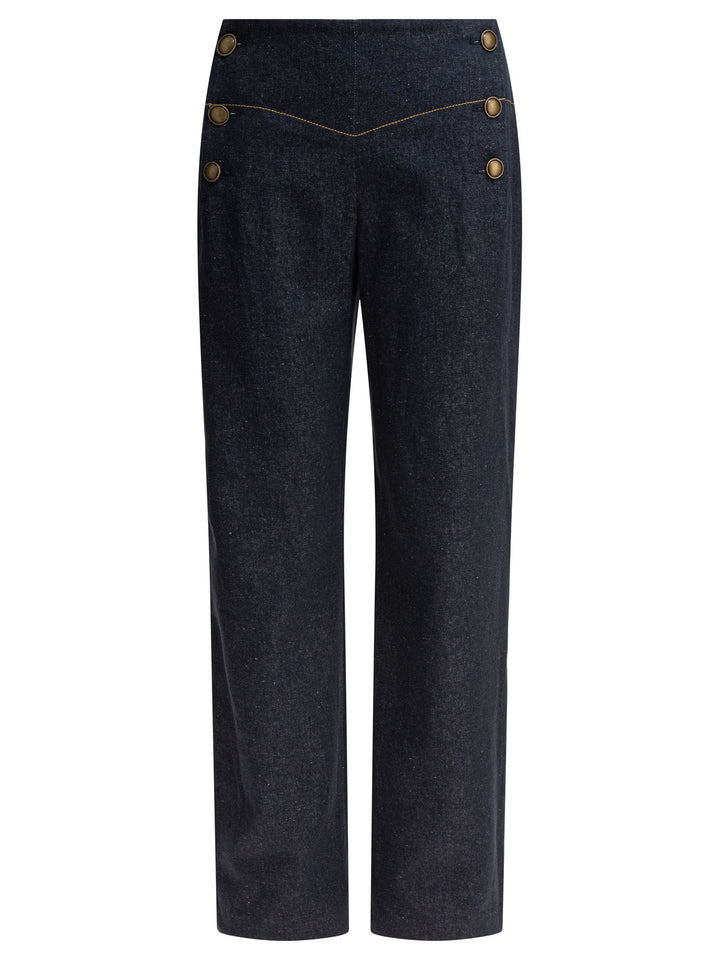 Ines De La Fressange  Trousers - Blue | 8da8806eee99ddd7e2916091d8c13828dc794bce