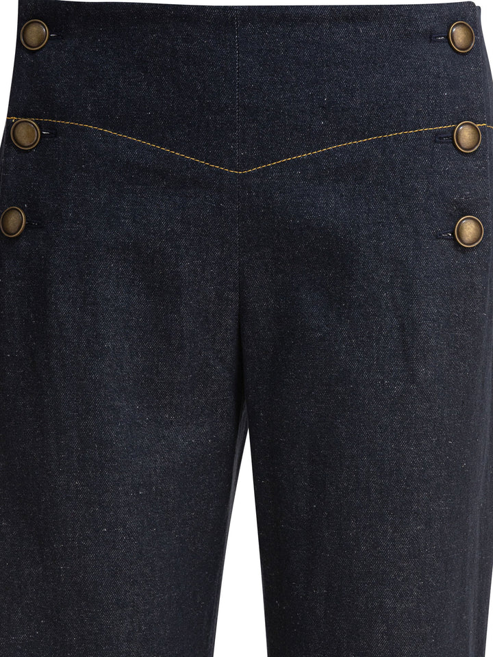 Ines De La Fressange  Trousers - Blue | ee1c171ac581b6e45115b1c5d7c4527d191f8cbc