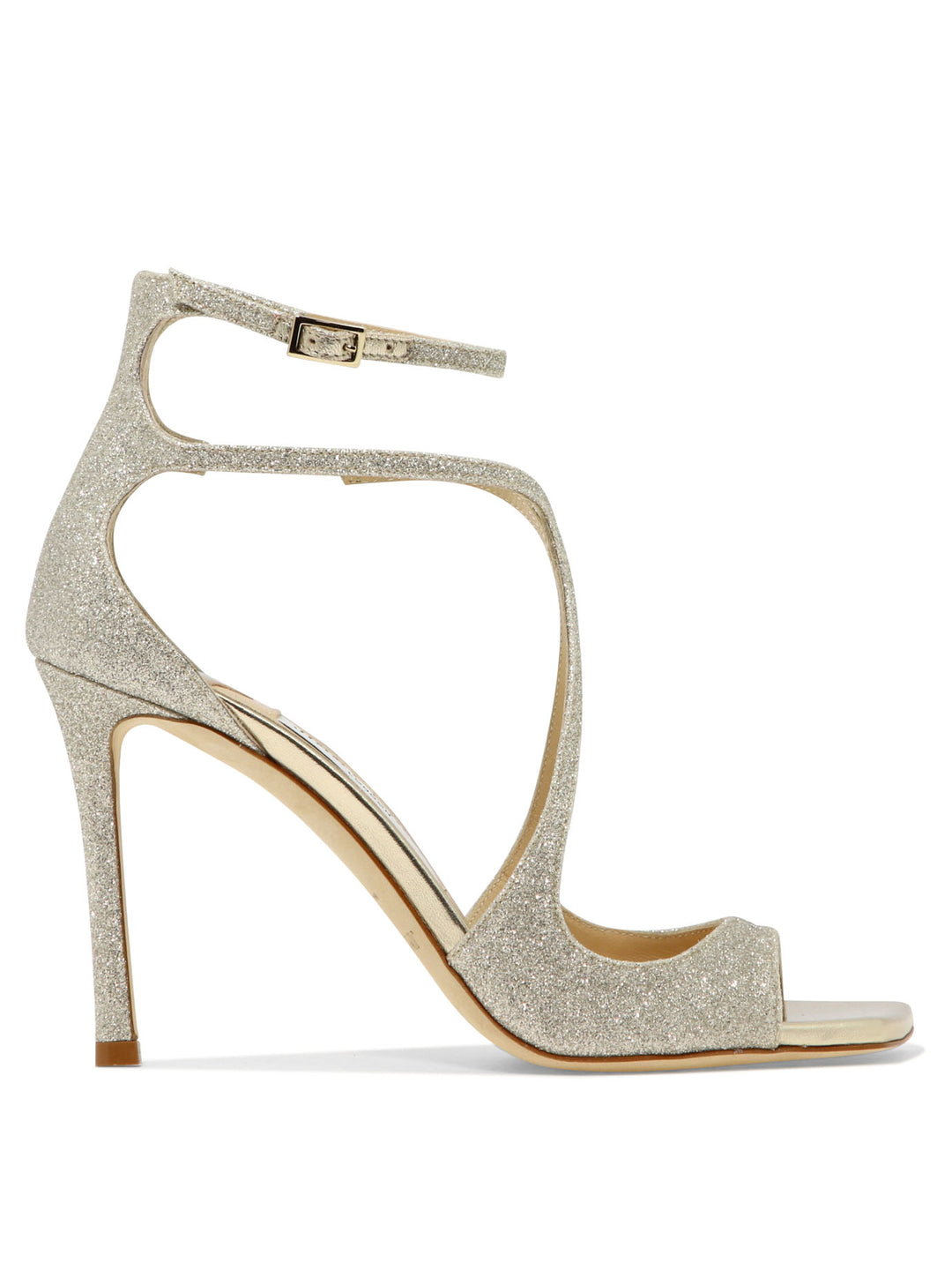 Jimmy Choo Azia 95 Mm Sandals - Grey | 8d616db8cb0706b56fa5a8d651adfcc8980605e9