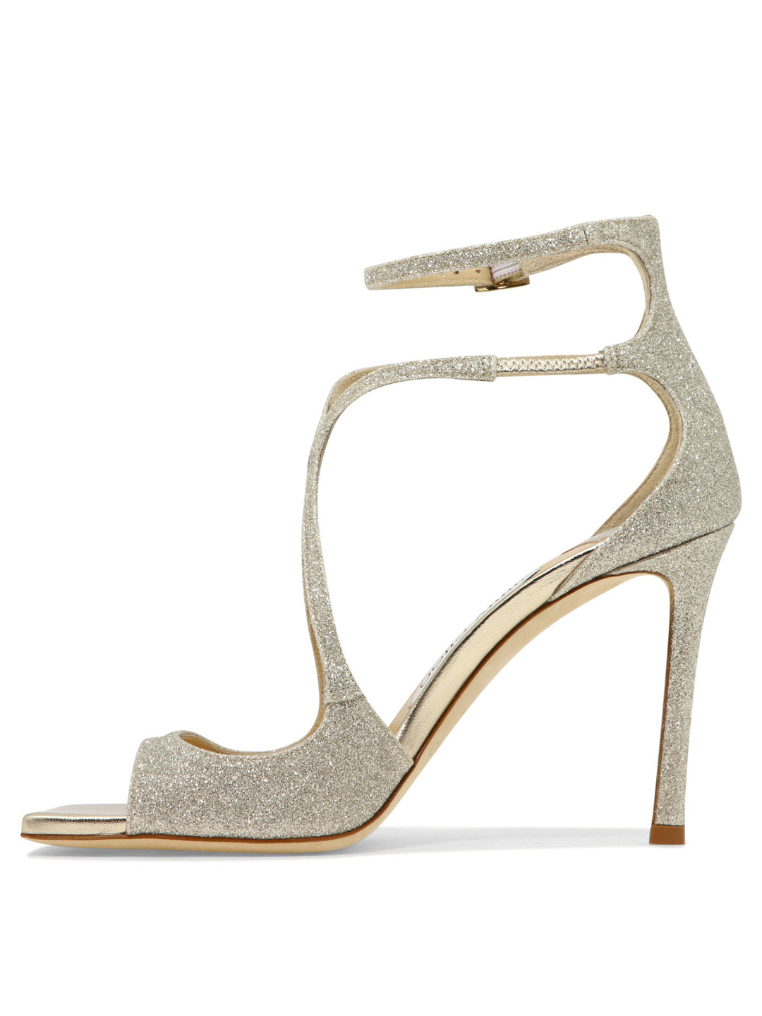 Jimmy Choo Azia 95 Mm Sandals - Grey | d2b1b9b3148c90dcdbe17a7384b61a1745e945d2