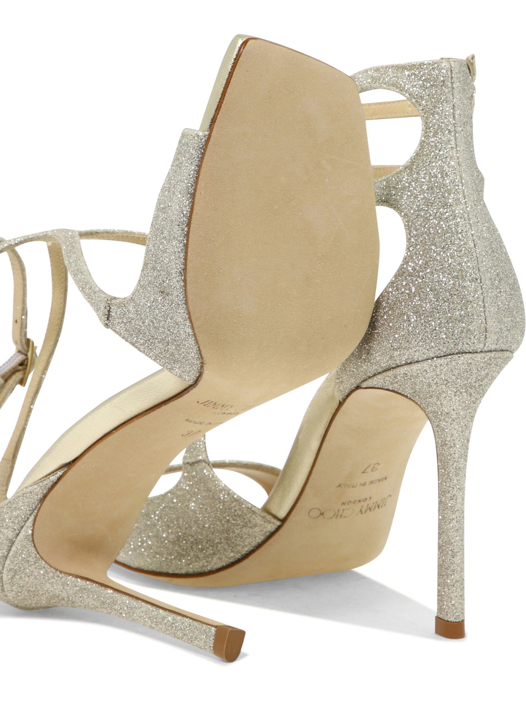 Jimmy Choo Azia 95 Mm Sandals - Grey | ef4e8aa1872b450b783f8a4d1e1b1865d3a7c4e9