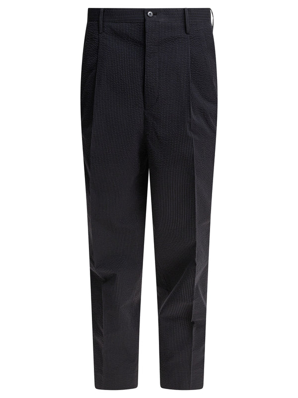 Casual Cotton Pants Trousers Blue