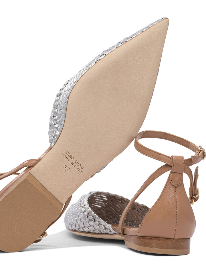 Lella Baldi  Ballerinas - Silver | 2cb4965a901184066561e972836f7f56700d0cf1