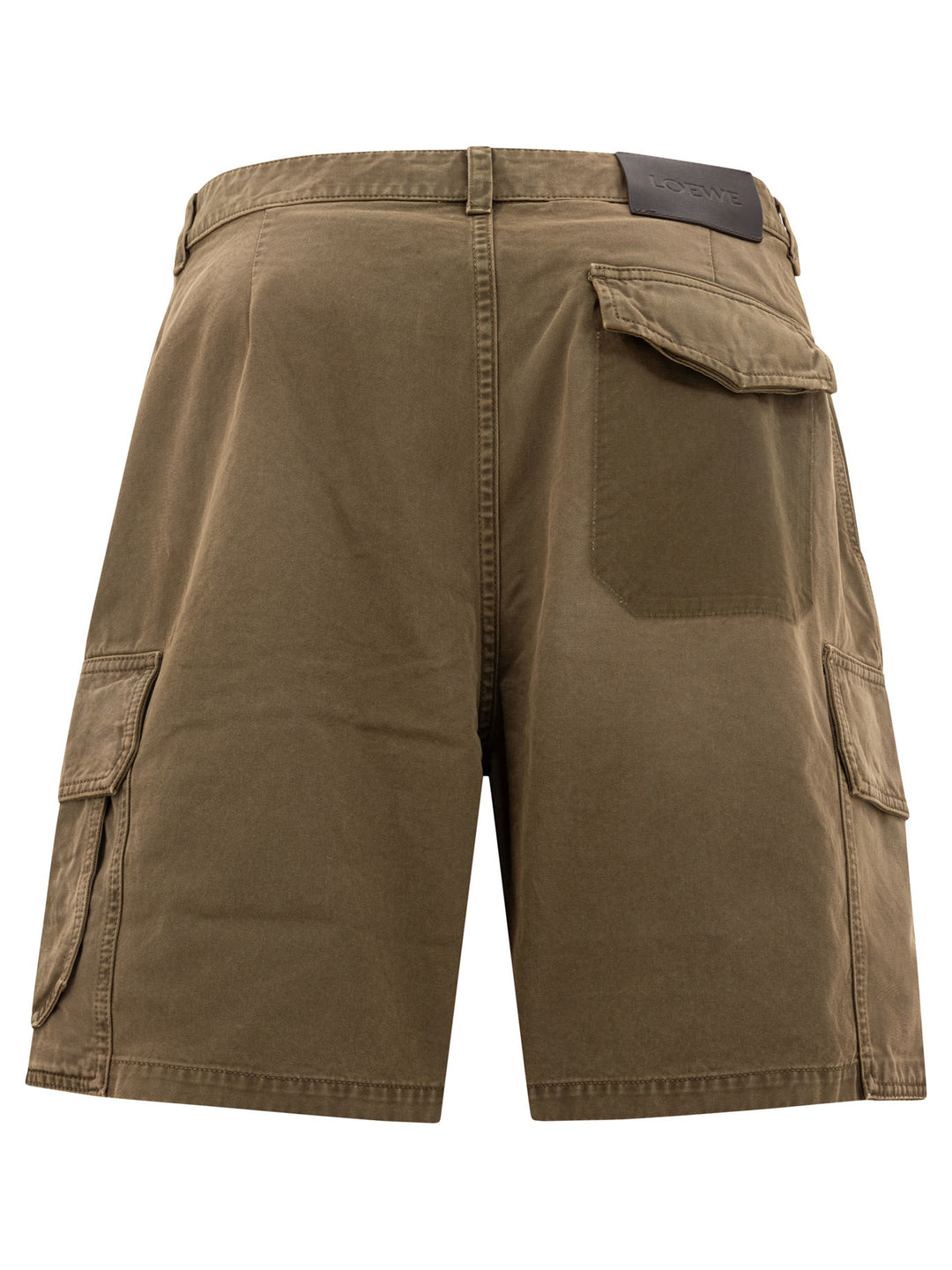 Loewe Cotton Cargo Shorts - Green | 8e306c63ffef4b9dbb7d1468b2f6f1d7ac15486e