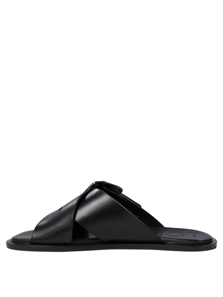 Loewe Petal Belt Sandals - Black | 5de5fa255c46e293f1d1eec22e7f9fa1b2a5d7c4