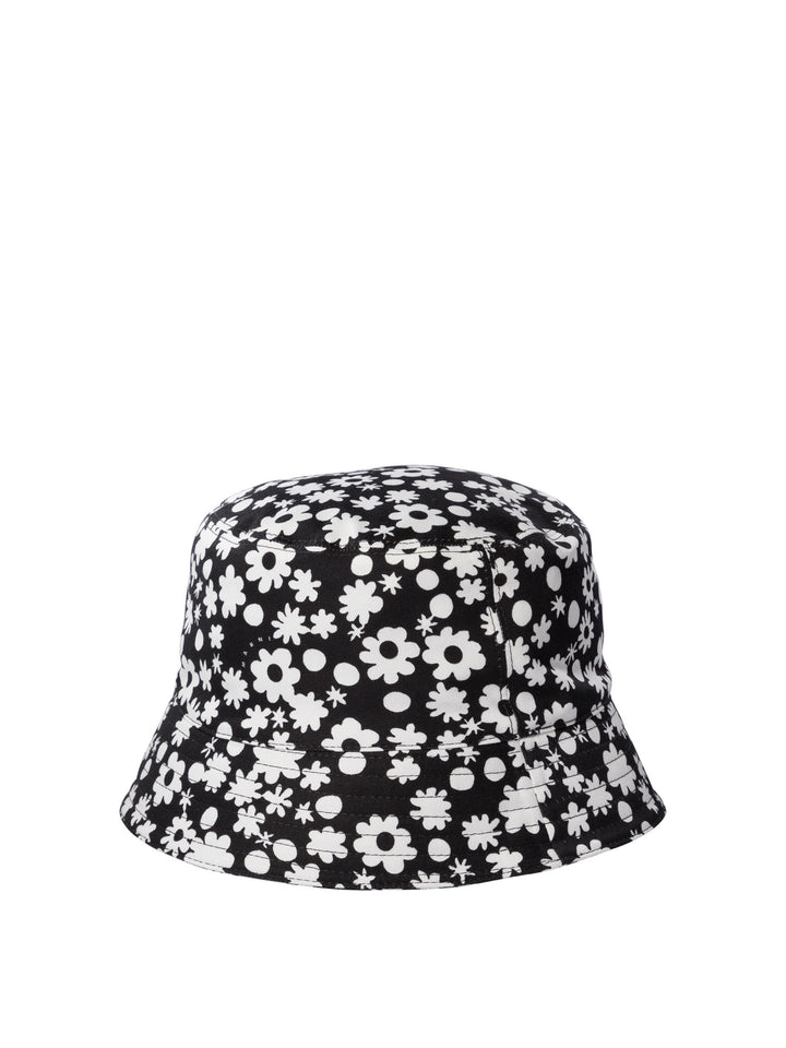 Marni Cotton Bucket Hat Hats - Black | bc382655234d0e7d97a0b7b01ea35aeef2a37908