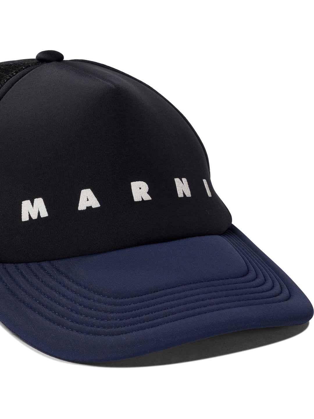 Marni Trucker Hat With Logo Hats - Blue | 8eed2cc6ccf94bcb88aa3c72eaaf740c8d060d56