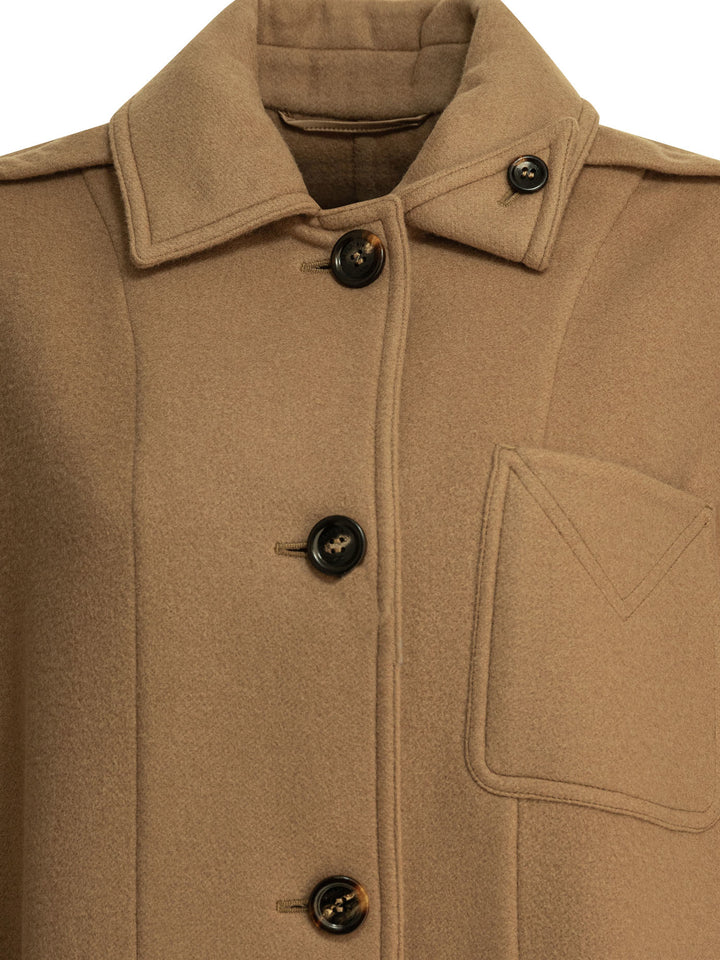 Max Mara Chemisier Coat Jackets and Coats - Brown | 99672b3af6da751fc6c16cea6fe5a21cf910853c