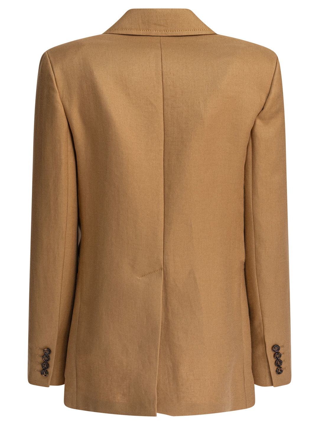 Max Mara Single-Breasted Linen Blazer Jackets and Coats - Beige | bd656d6839a5dbcdac736e64e28c943c184b59bf