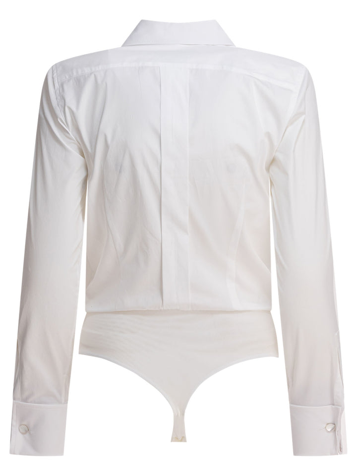 Max Mara Chemisier Bodysuits Tops - White | 4be309196afbc535da31b6ff0710049f7076b666