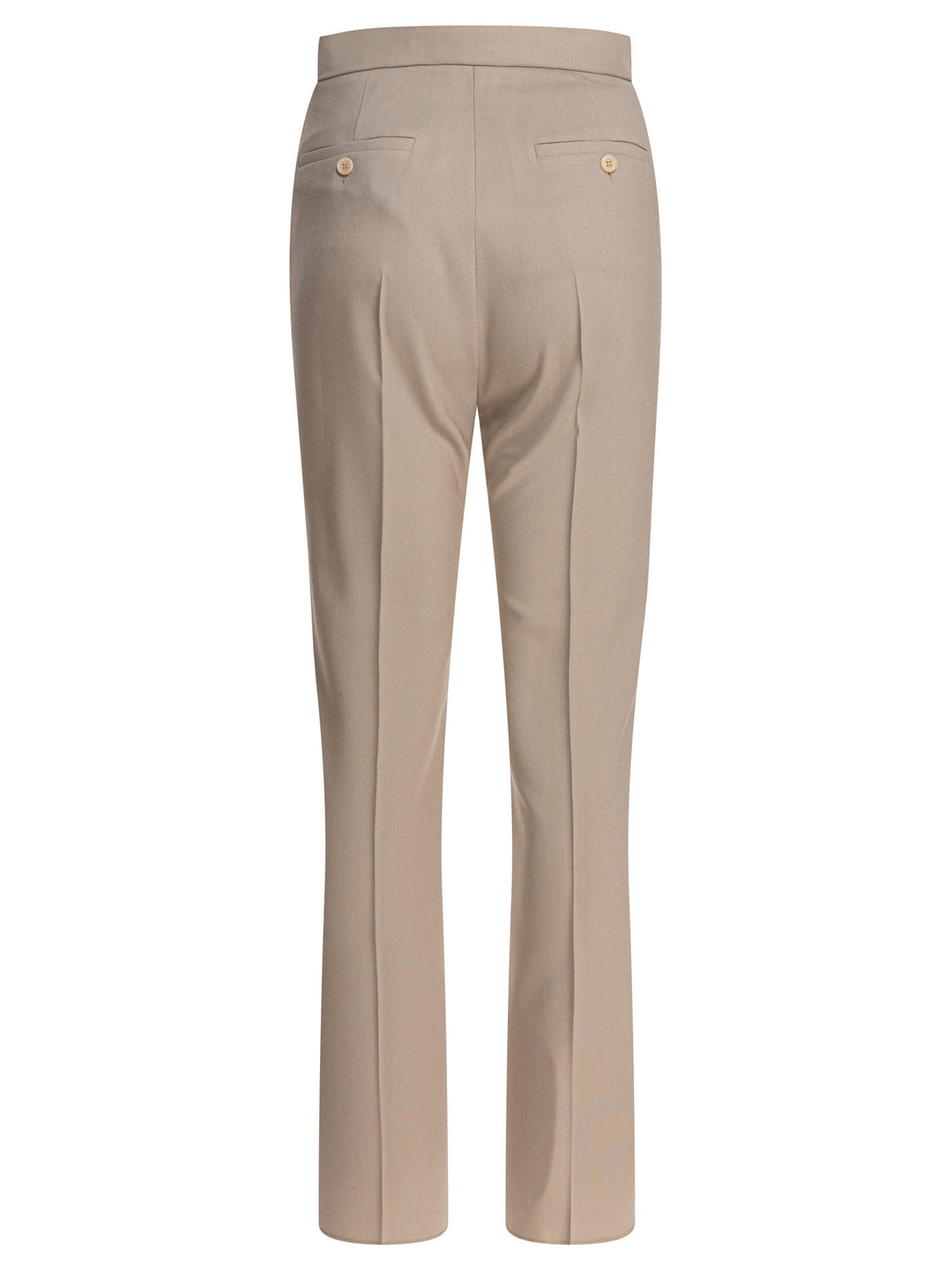 Max Mara Straight-Leg Trousers - Beige | 6b162919d4b139ea068a128af46ed1f0fbc13262